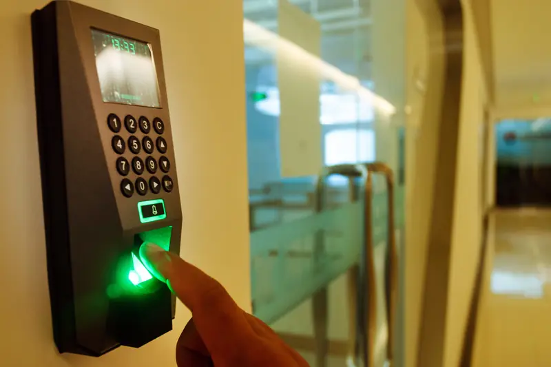 Fingerprint access control reader